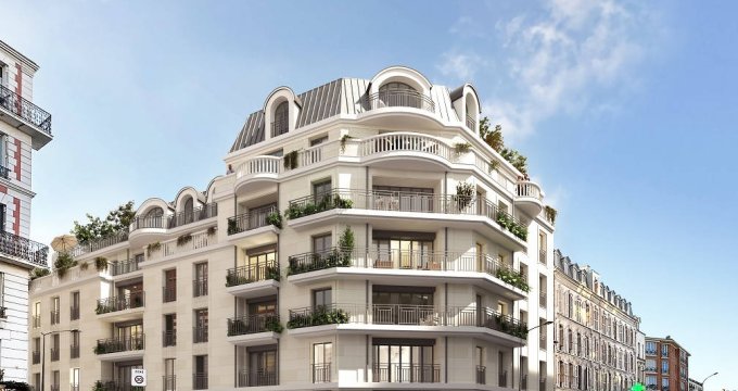 Achat / Vente programme immobilier neuf Asnières-sur-Seine à 6 min à pied du métro Ligne 13 (92600) - Réf. 11387