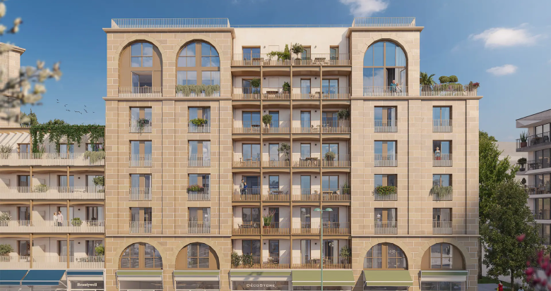 Achat / Vente programme immobilier neuf Gennevilliers quartier Mairie à 900m du métro 13 (92230) - Réf. 9282