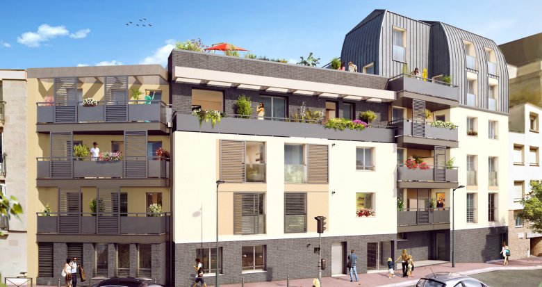 Achat / Vente programme immobilier neuf Issy-les-Moulineaux à 4 min à pied du métro 13 (92130) - Réf. 9302