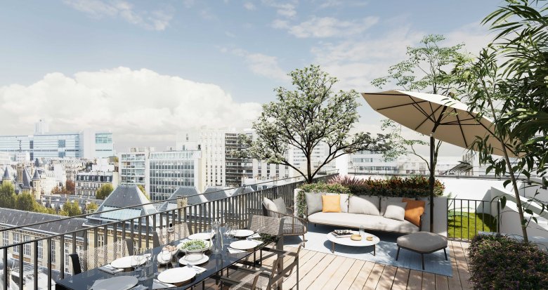 Achat / Vente programme immobilier neuf Paris 15 à 2 min à pied du métro 6 Sèvres-Lecourbe (75015) - Réf. 8877