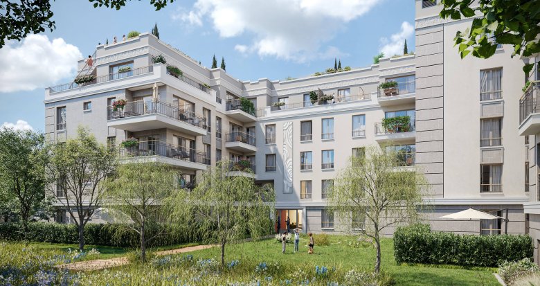 Achat / Vente programme immobilier neuf Saint-Cloud à 7 min en bus de la gare Transilien L et U (92210) - Réf. 10948