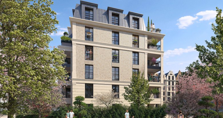 Achat / Vente programme immobilier neuf Puteaux proche de La Défense à 750 m de la ligne M1 du métro (92800) - Réf. 12095